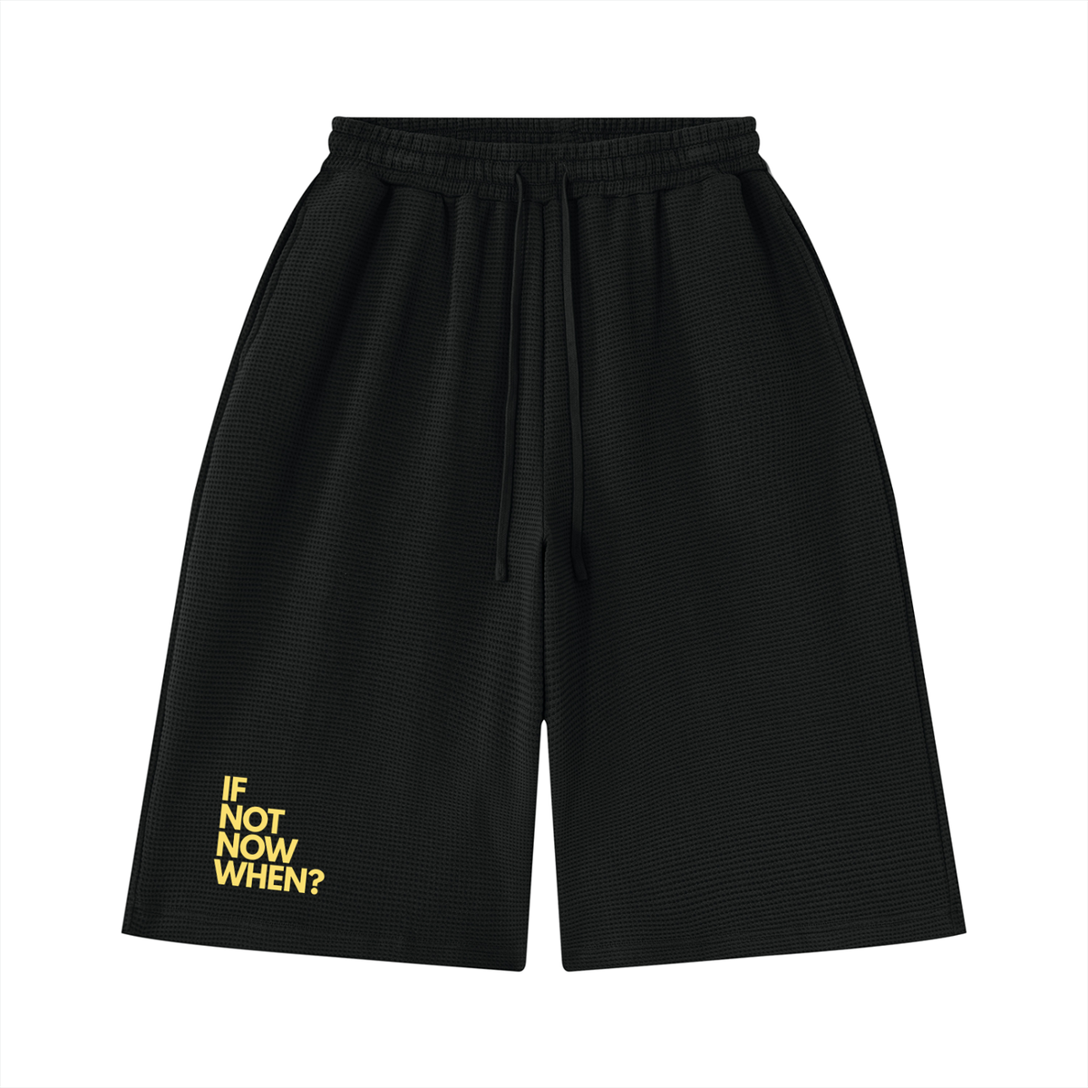 WAFFLE KNIT SHORTS