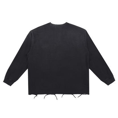 DISTRESSED LONG SLEEVE