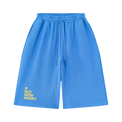 WAFFLE KNIT SHORTS